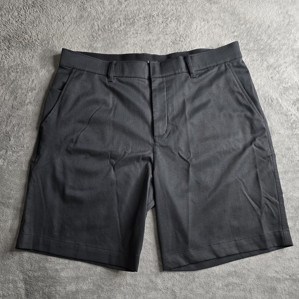 Nike Dri-Fit Repel Golf Shorts Mens 36 Black 7.5" Snap Button Casual FD5721-010